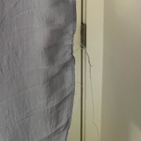 Blue Satin h&m wedding bridesmaid Gown - Picture 8 of 9